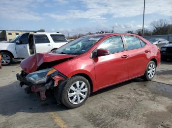  Salvage Toyota Corolla