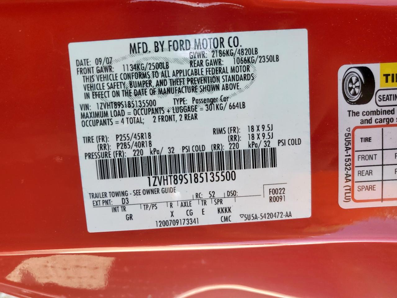 Ford Mustang Shelby Gt500 Image 8