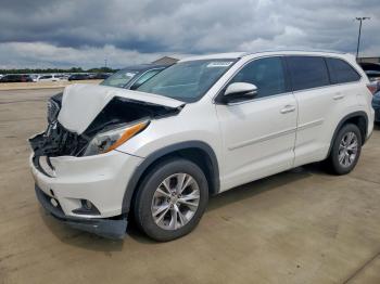  Salvage Toyota Highlander