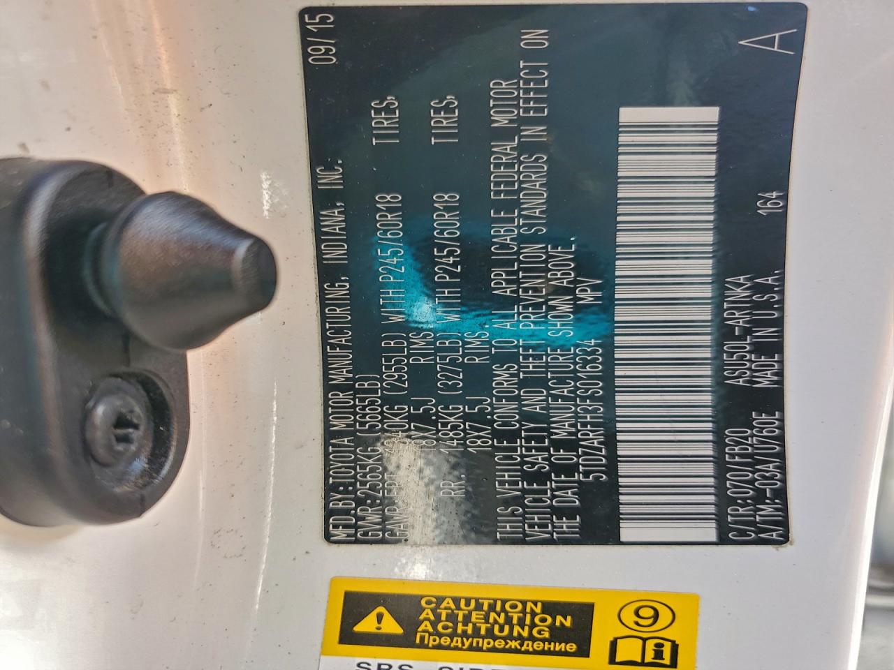 Toyota Highlander Le Image 2