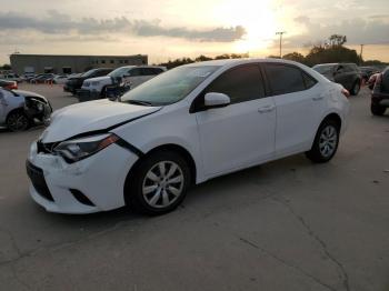  Salvage Toyota Corolla