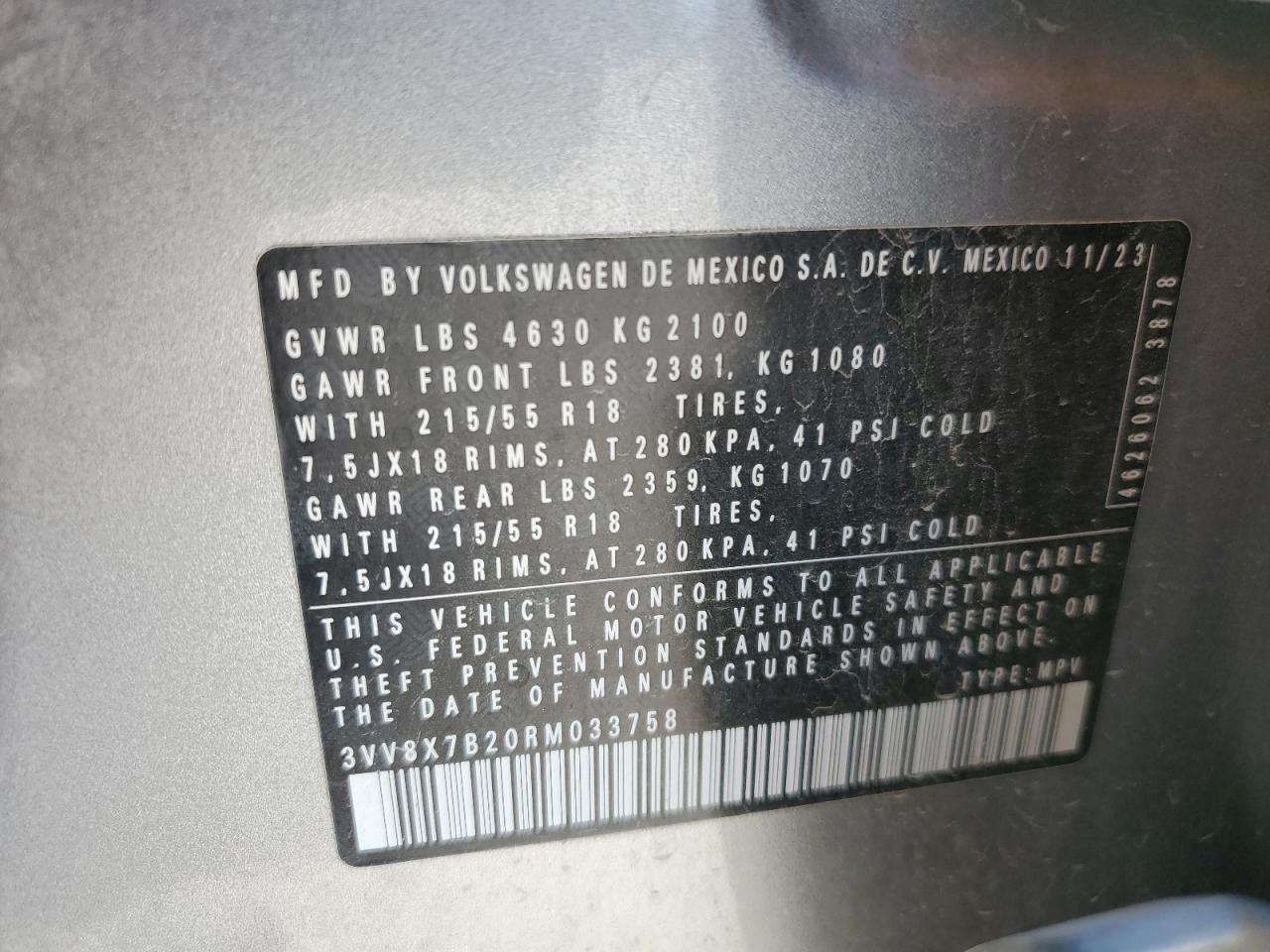 Volkswagen Taos S Image 8