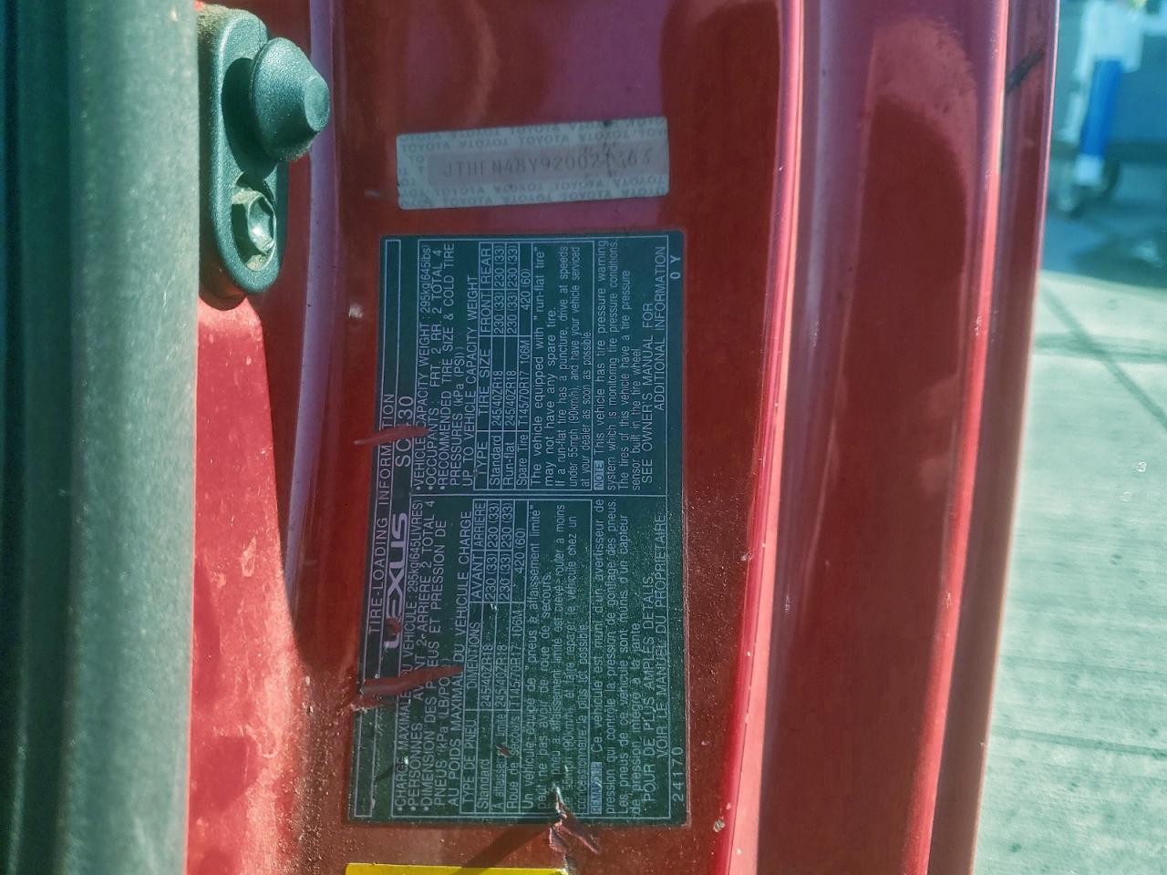 Lexus Sc 430 Image 11