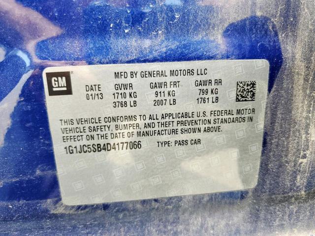 Chevrolet Sonic Lt Image 6