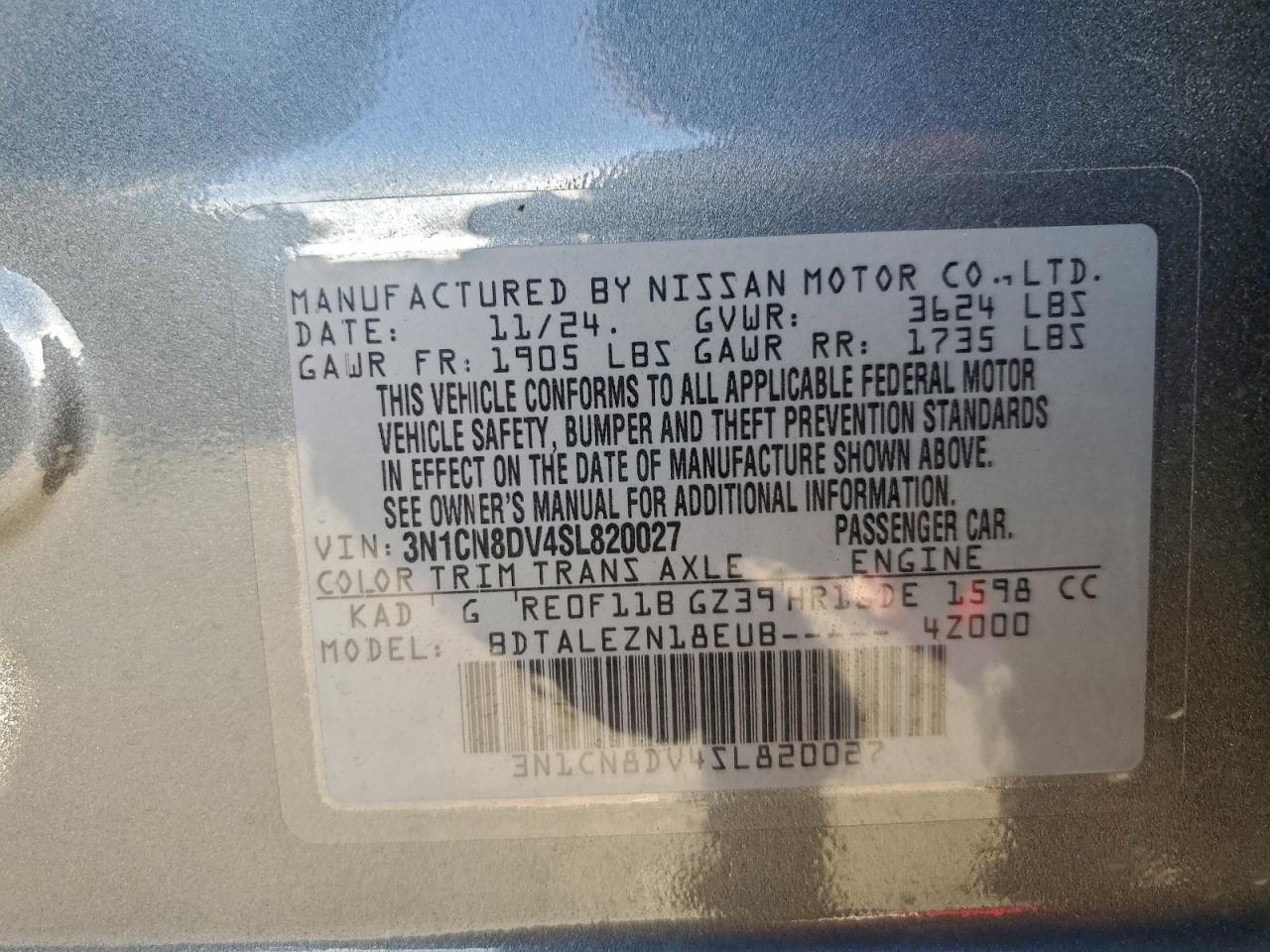 Nissan Versa S Image 10