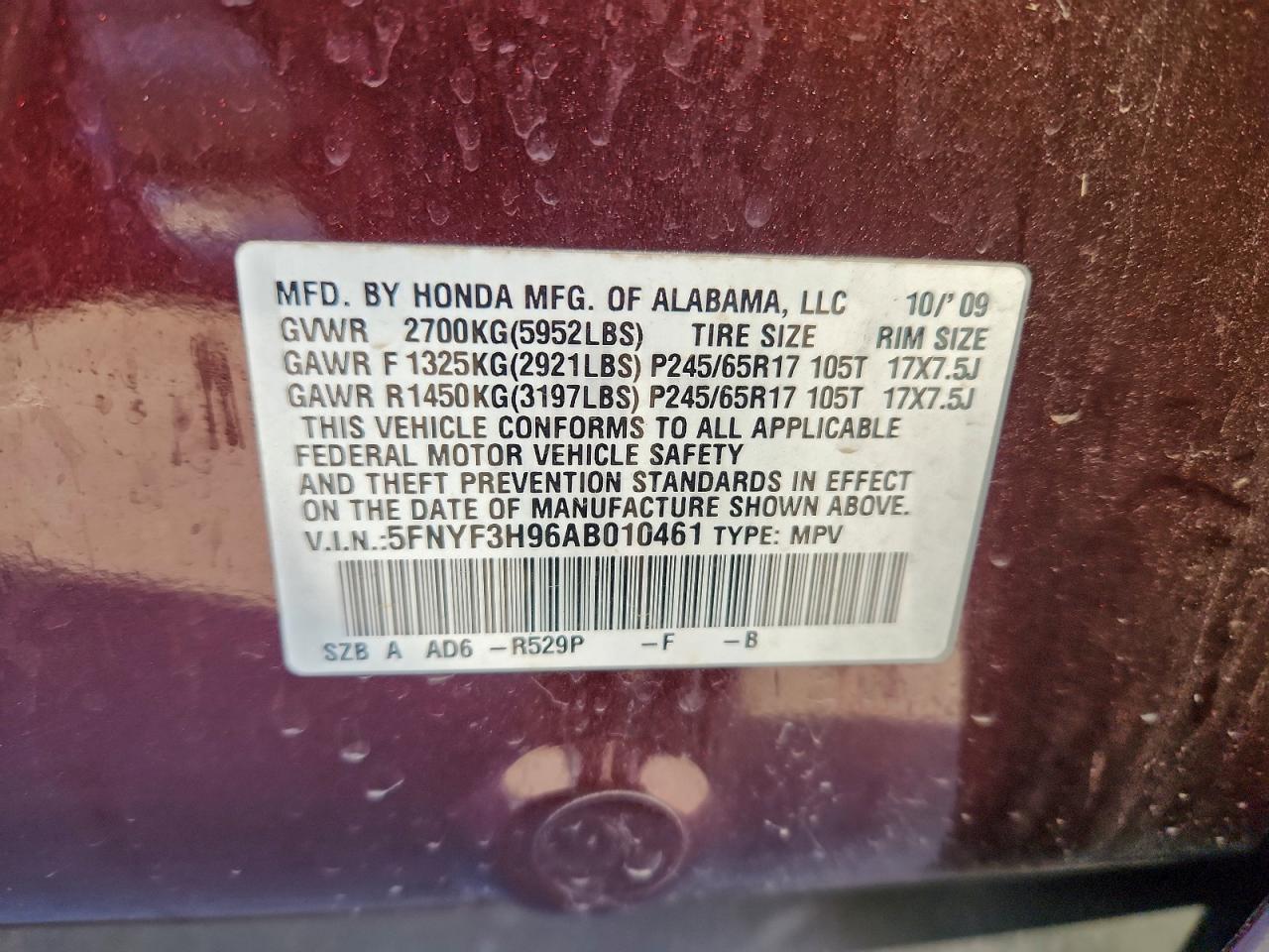 Honda Pilot Touring Image 8