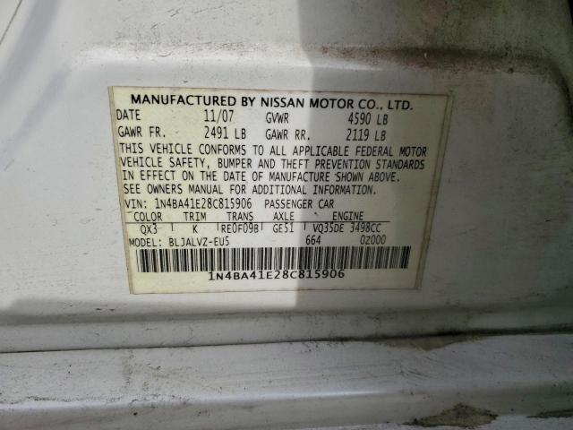 Nissan Maxima Se Image 10