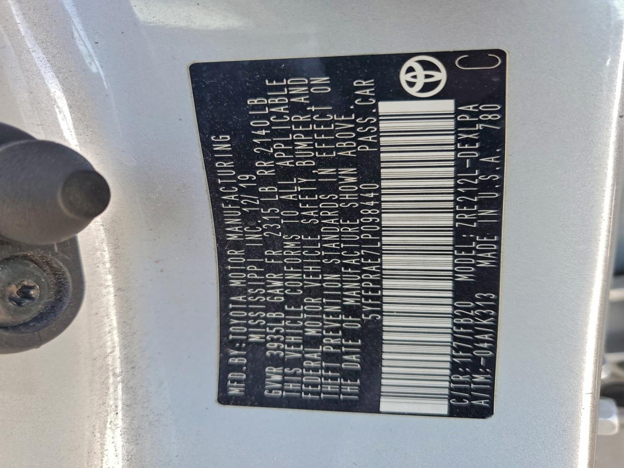 Toyota Corolla Le Image 9