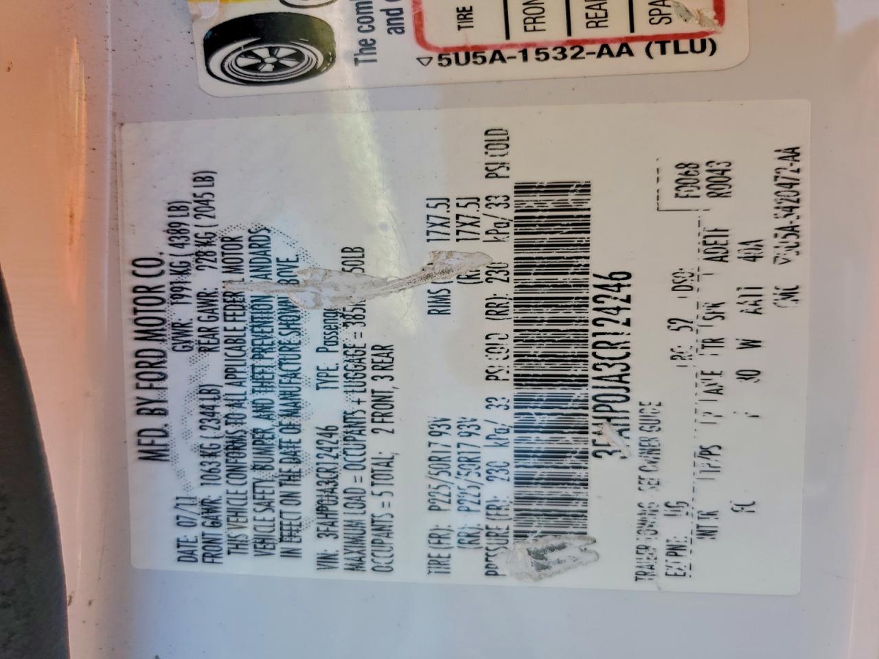 Ford Fusion Sel Image 8