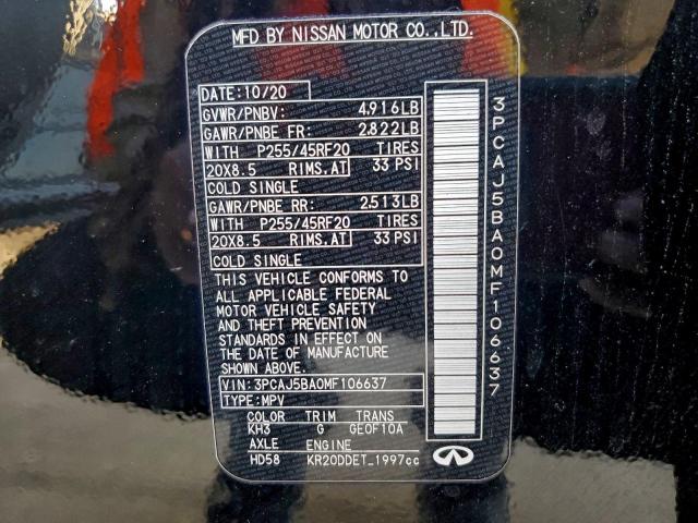 INFINITI Qx Luxe Image 9