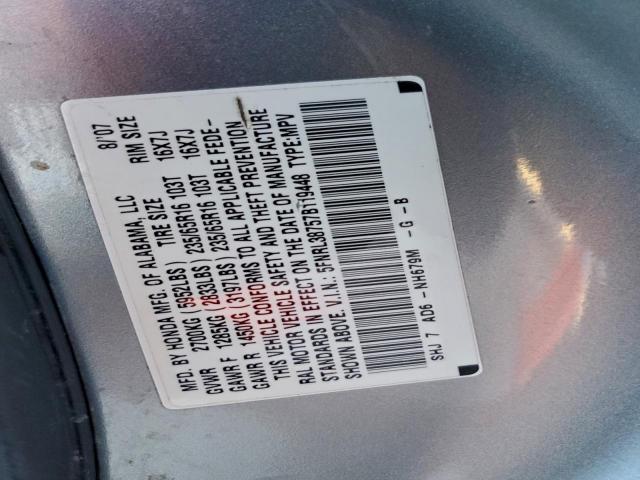 Honda Odyssey Exl Image 8