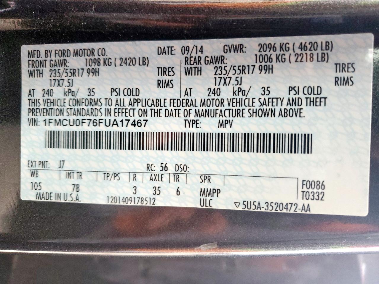 Ford Escape S Image 12