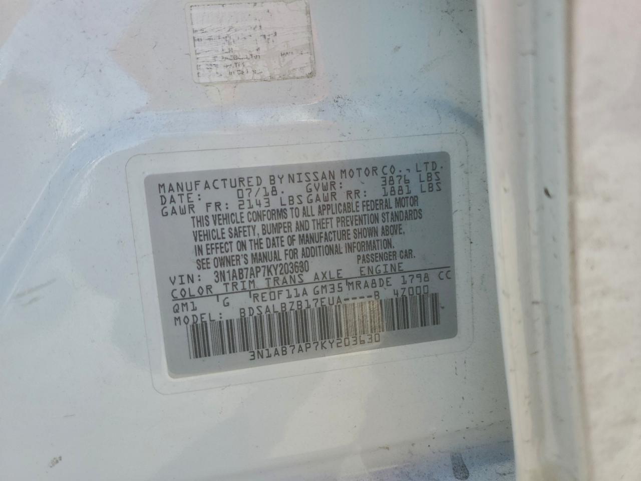 Nissan Sentra S Image 11