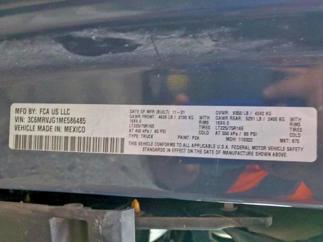 Ram Promaster 3500 High Image 10